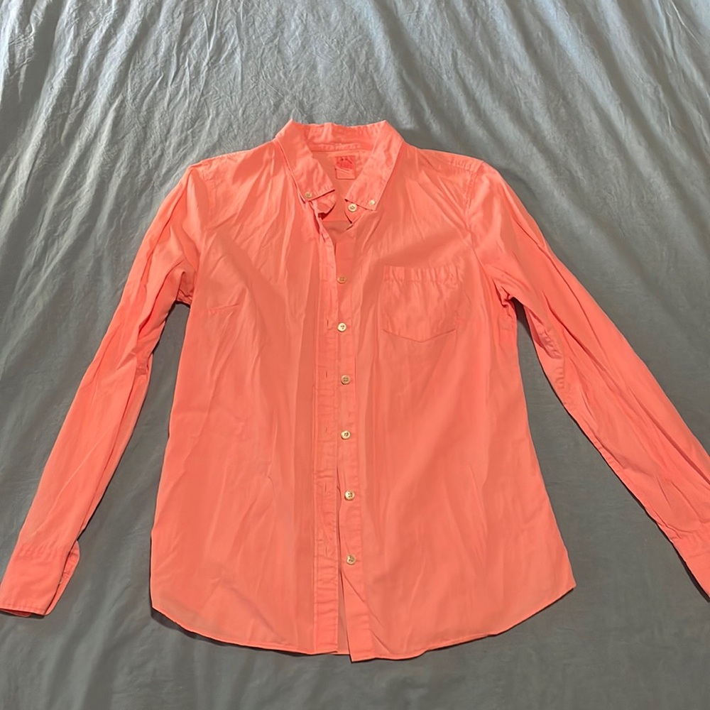 Pink “The Perfect Shirt” by J. Crew